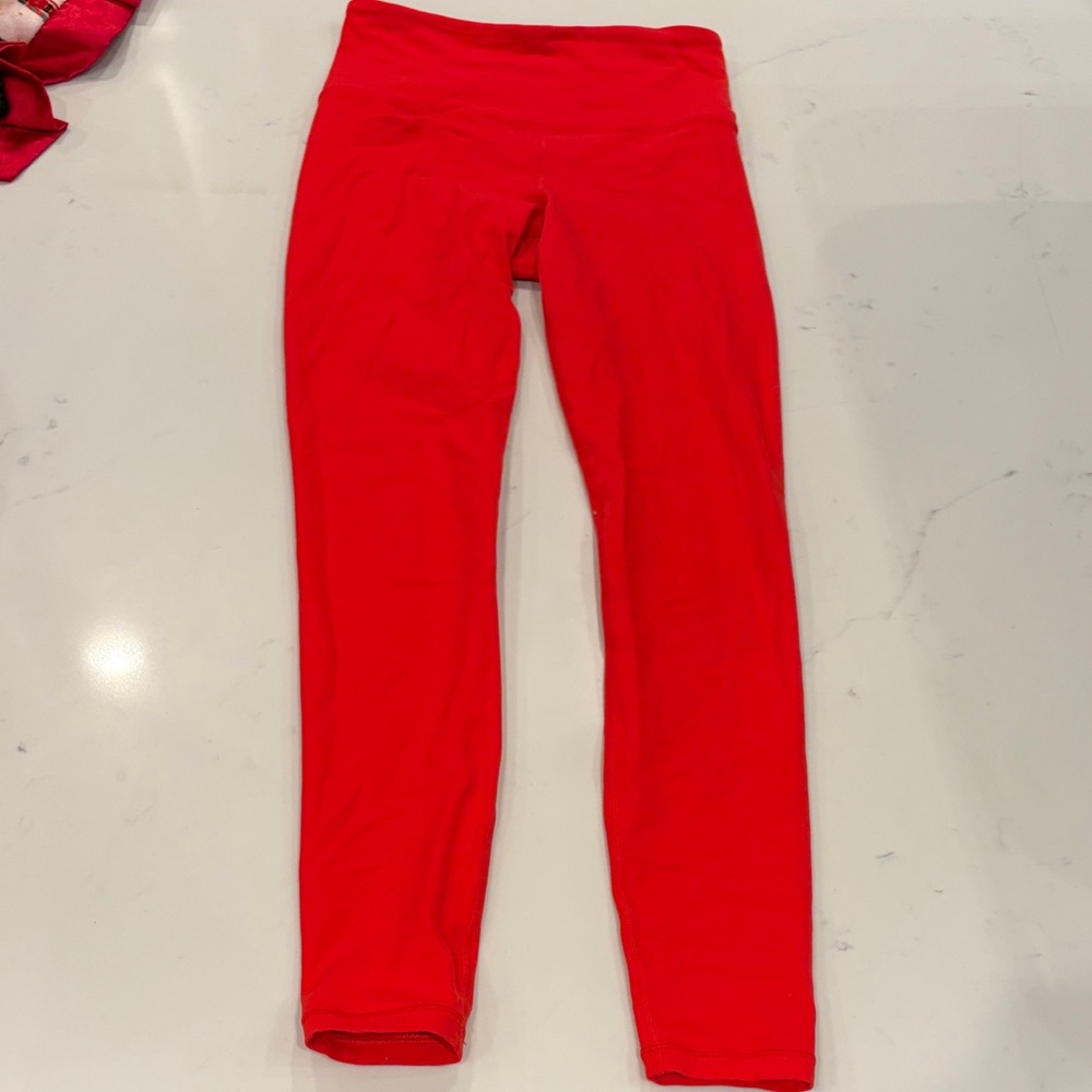 Athleta Vibrant Red Leggings